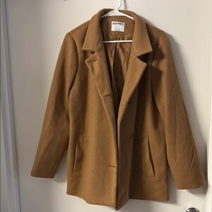Old Navy Camel Brown Women’s Peacoat Size Large